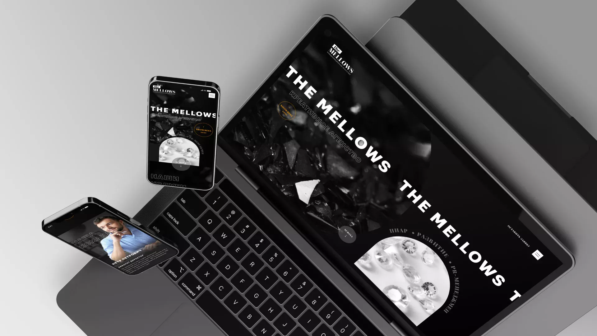 Разработка сайта креативного агентства «The Mellows» в Коряжме