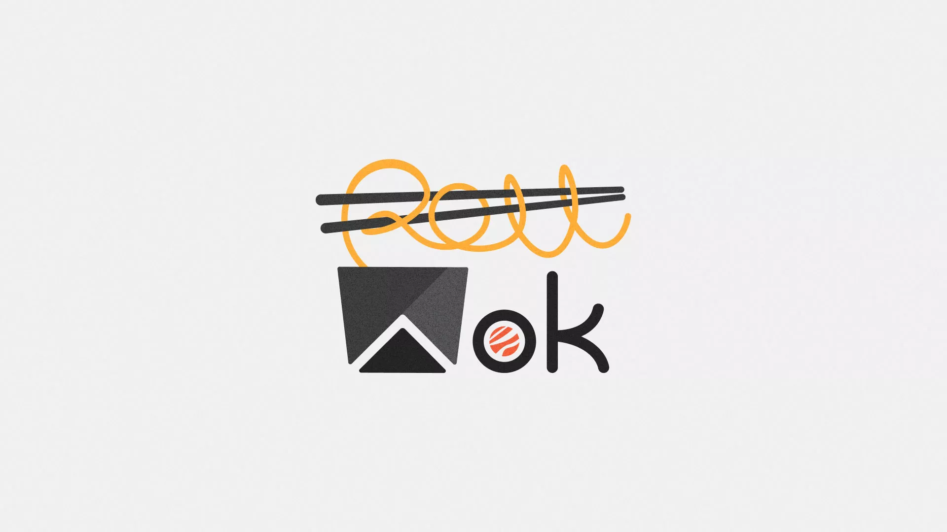 Разработка логотипа в Коряжме для суши-бара «Roll Wok Club» Разработка логотипа в Коряжме для суши-бара «Roll Wok Club»